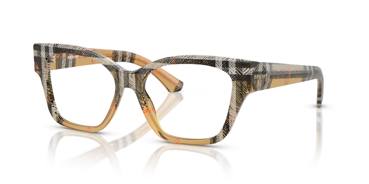 Burberry BE2420 Eyeglasses Frame in 4146 Check Sand