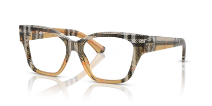 Burberry BE2420 Eyeglasses Frame in 4146 Check Sand