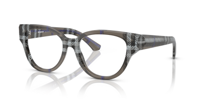 Burberry BE2421 Eyeglasses Frame in 4147 Check Lichen
