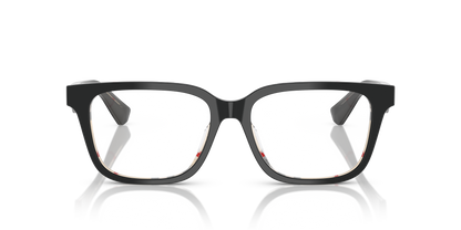 Burberry BE2425D Eyeglasses Frame in 4121 Top Black On Vintage Check, front view
