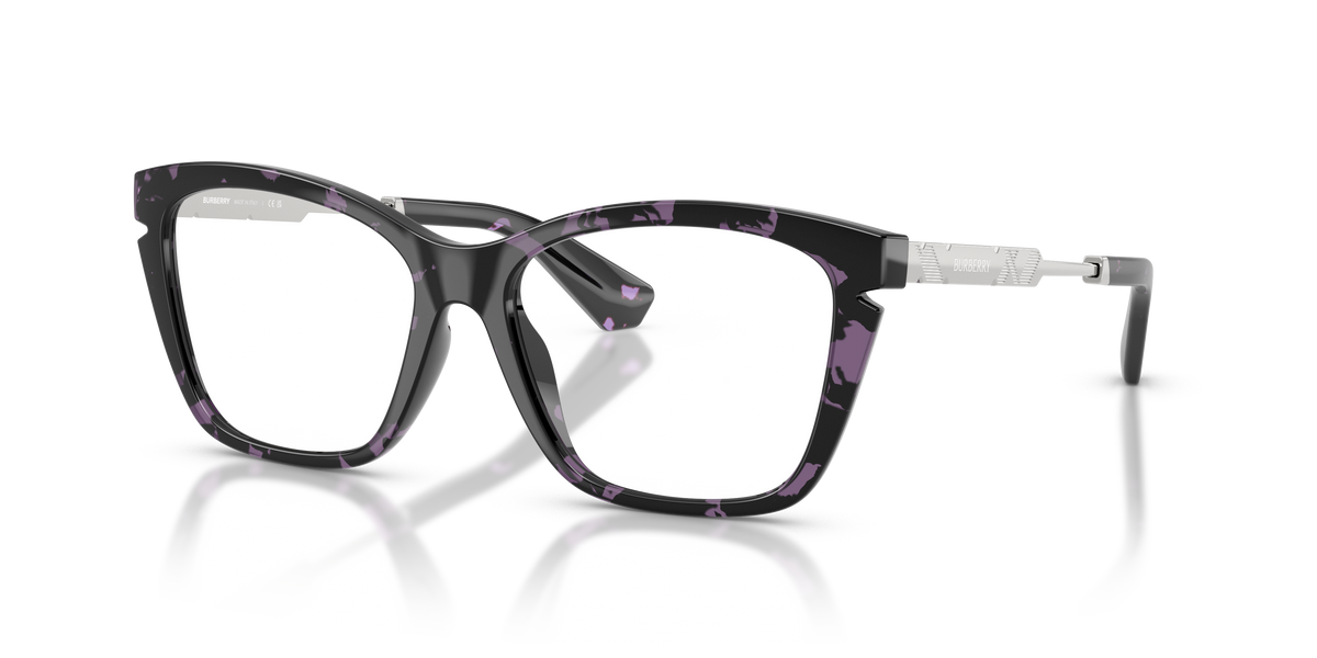 Burberry BE2427U Eyeglasses Frame in 4159 Violet Havana