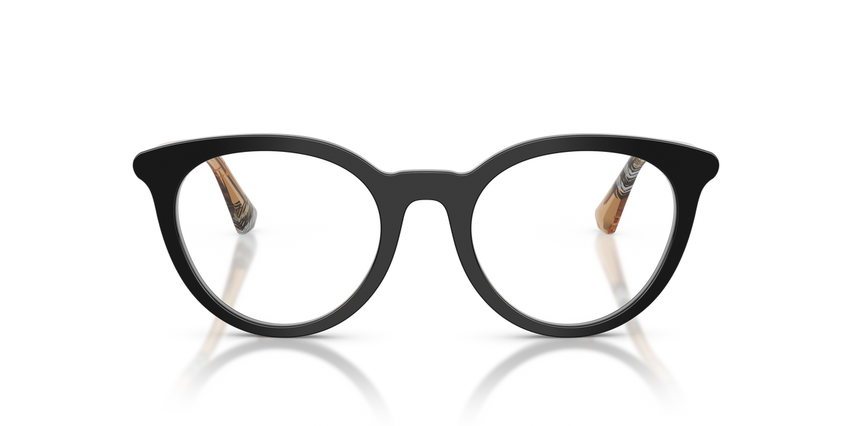 Burberry BE2429 Eyeglasses Frame in 4161 Black, front view