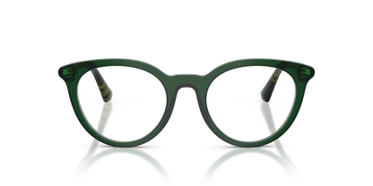 Burberry BE2429 Eyeglasses Frame in 4162 Green, front view