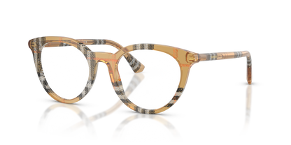 Burberry BE2429 Eyeglasses Frame in 4163 Check Sand