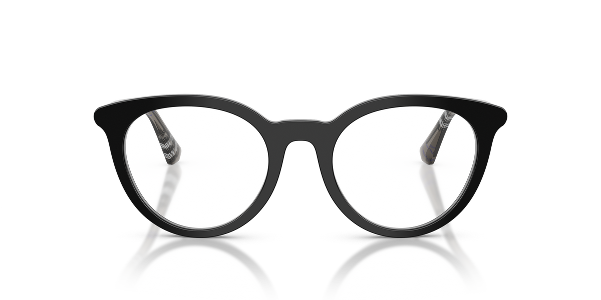 Burberry BE2429 Eyeglasses Frame in 4165 Black, front view