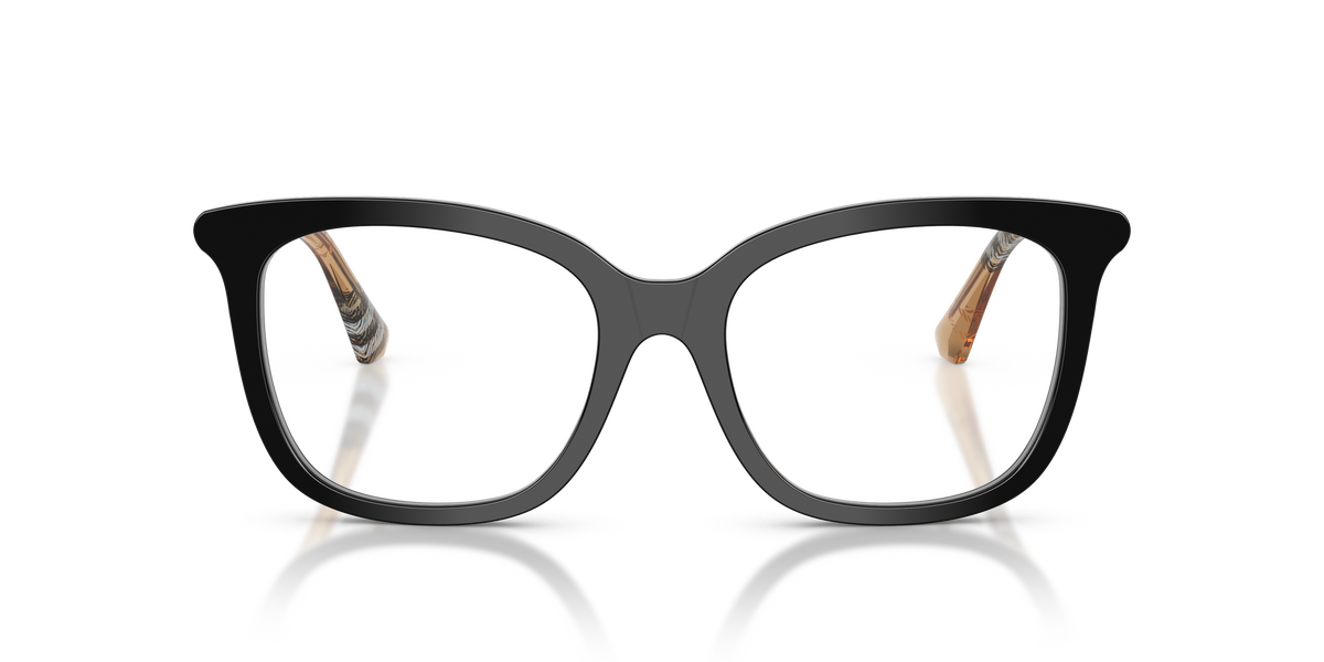 Burberry BE2430 Eyeglasses Frame in 4161 Black, front view