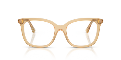 Burberry BE2430 Eyeglasses Frame in 4167 Beige, front view