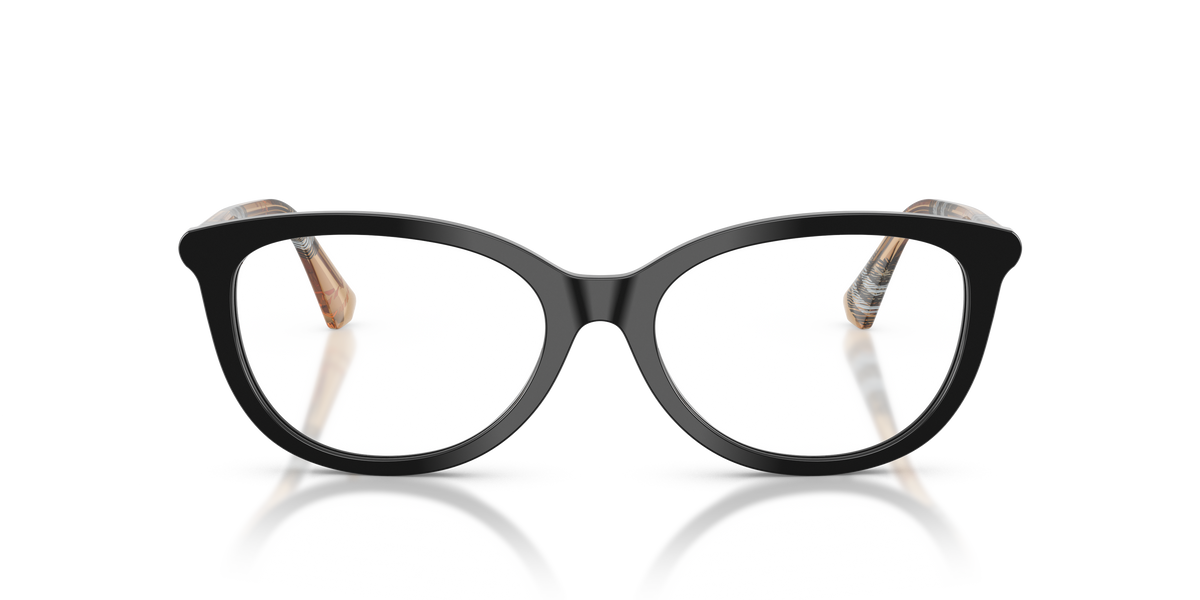 Burberry BE2431 Eyeglasses Frame in 4161 Black, front view