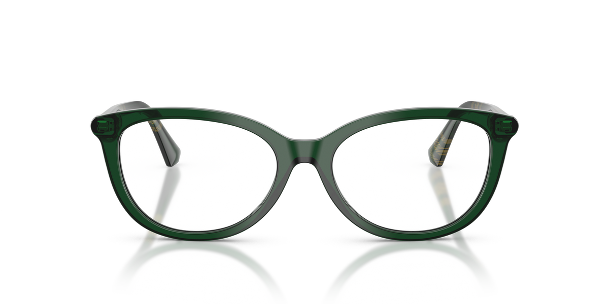 Burberry BE2431 Eyeglasses Frame in 4162 Green, front view