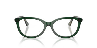 Burberry BE2431 Eyeglasses Frame in 4162 Green, front view