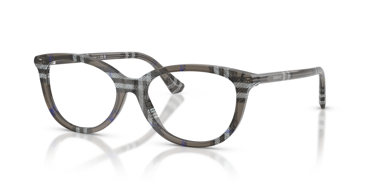 Burberry BE2431 Eyeglasses Frame in 4166 Check Lichen