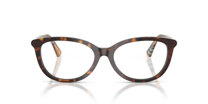 Burberry BE2431 Eyeglasses Frame in 4216 Dark Havana, front view