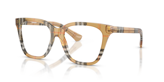 Burberry BE2438 Eyeglasses Frame in 4163 Check Sand