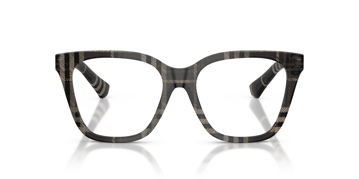 Burberry BE2438 Eyeglasses Frame in 4199 Grey Check, front view