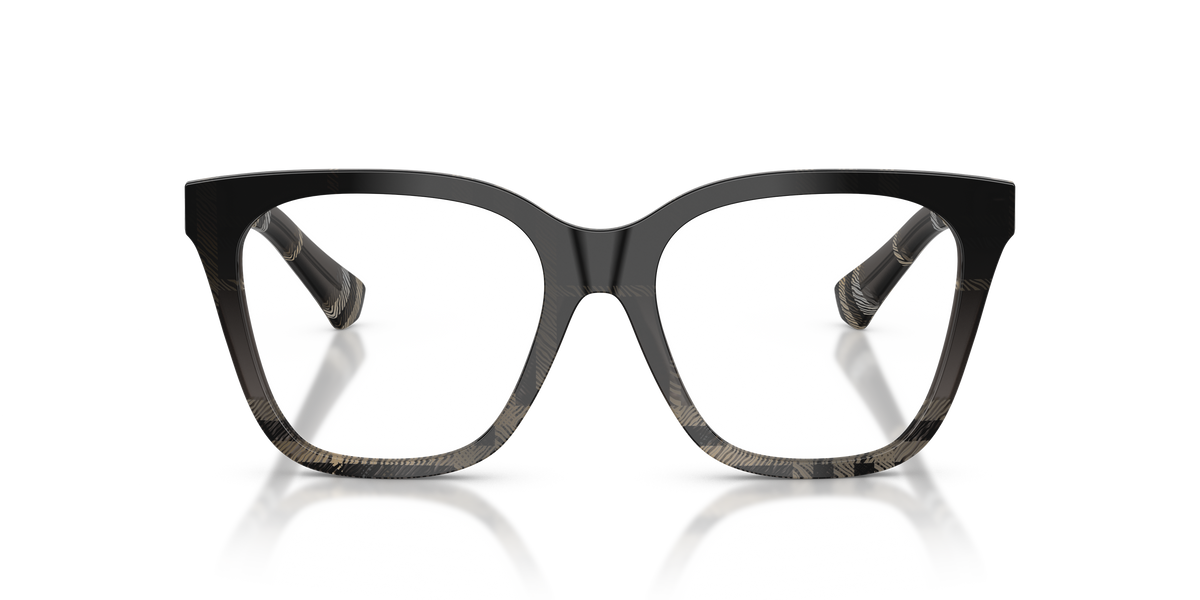 Burberry BE2438 Eyeglasses Frame in 4200 Grey Check, front view