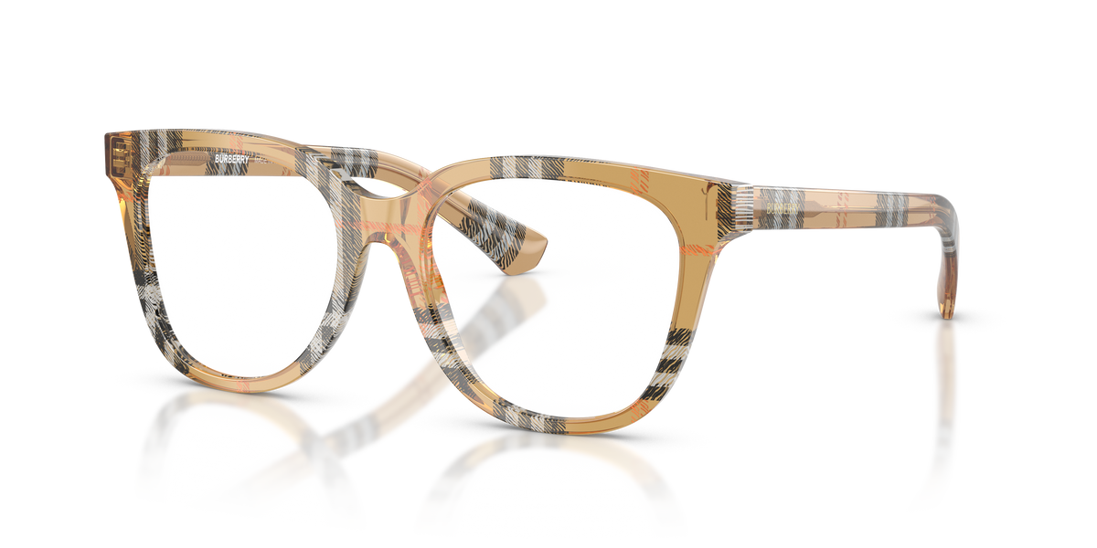 Burberry BE2439 Eyeglasses Frame in 4163 Check Sand