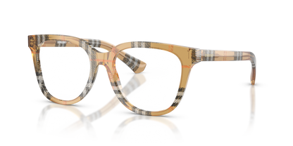 Burberry BE2439 Eyeglasses Frame in 4163 Check Sand