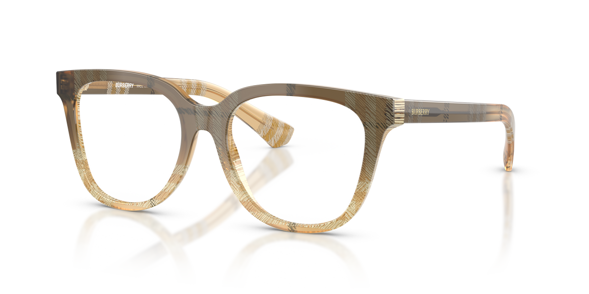Burberry BE2439 Eyeglasses Frame in 4201 Check Beige