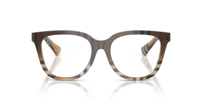 Burberry BE2439 Eyeglasses Frame in 4202 Check Sand, front view