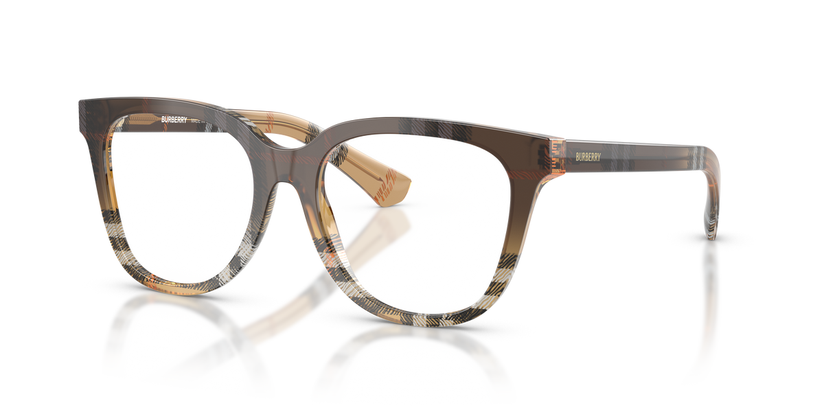 Burberry BE2439 Eyeglasses Frame in 4202 Check Sand