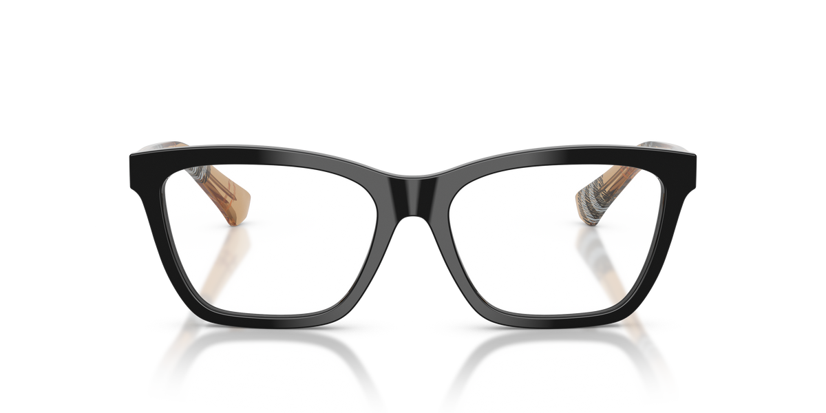 Burberry BE2440 Eyeglasses Frame in 4161 Black, front view