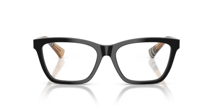 Burberry BE2440 Eyeglasses Frame in 4161 Black, front view