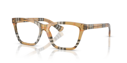 Burberry BE2440 Eyeglasses Frame in 4163 Check Sand