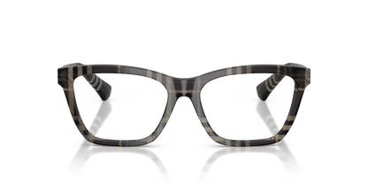 Burberry BE2440 Eyeglasses Frame in 4199 Grey Check, front view