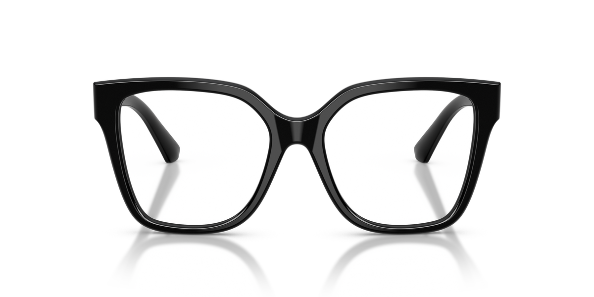 Burberry BE2443 Eyeglasses Frame in 3001 Black, front view