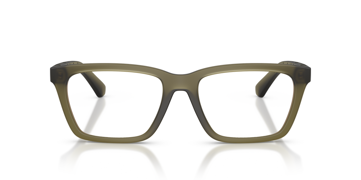 Burberry BE2446U Eyeglasses Frame in 4212 Verde Opaco, front view