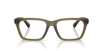 Burberry BE2446U Eyeglasses Frame in 4212 Verde Opaco, front view