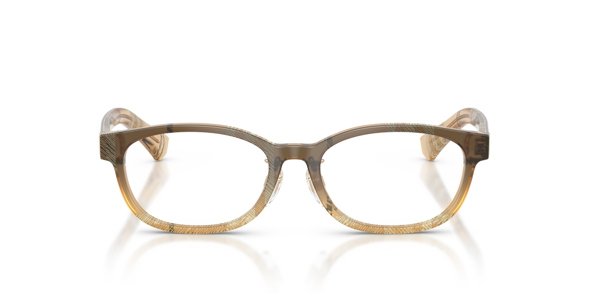 Burberry BE2447D Eyeglasses Frame in 4201 Check Beige, front view