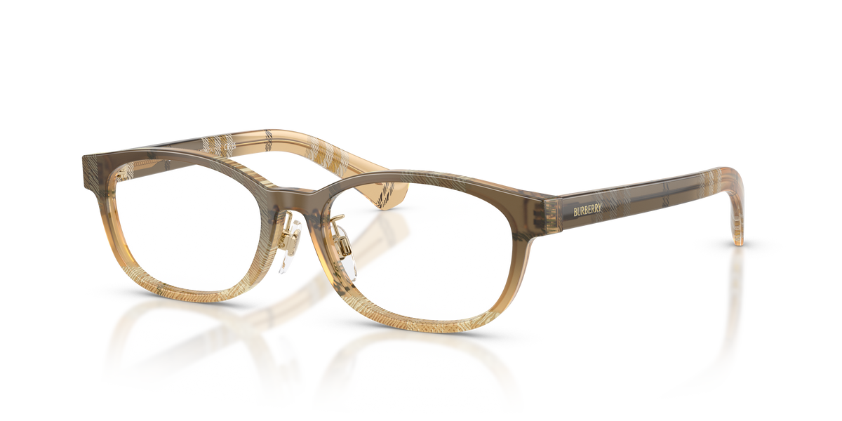 Burberry BE2447D Eyeglasses Frame in 4201 Check Beige