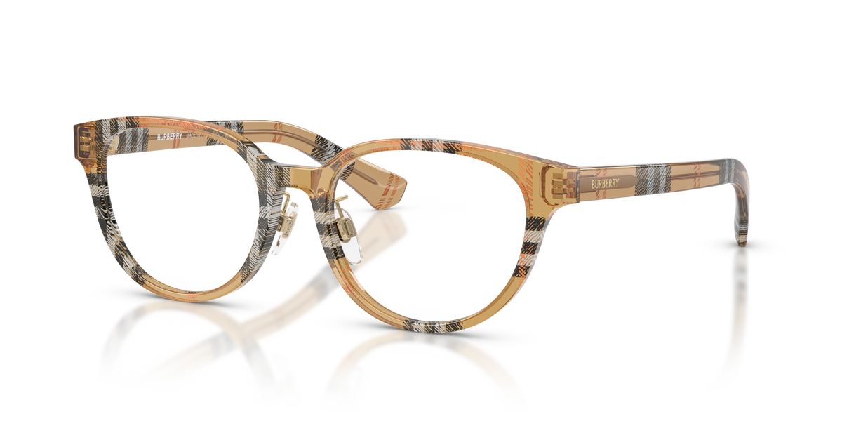 Burberry BE2448D Eyeglasses Frame in 4163 Check Sand