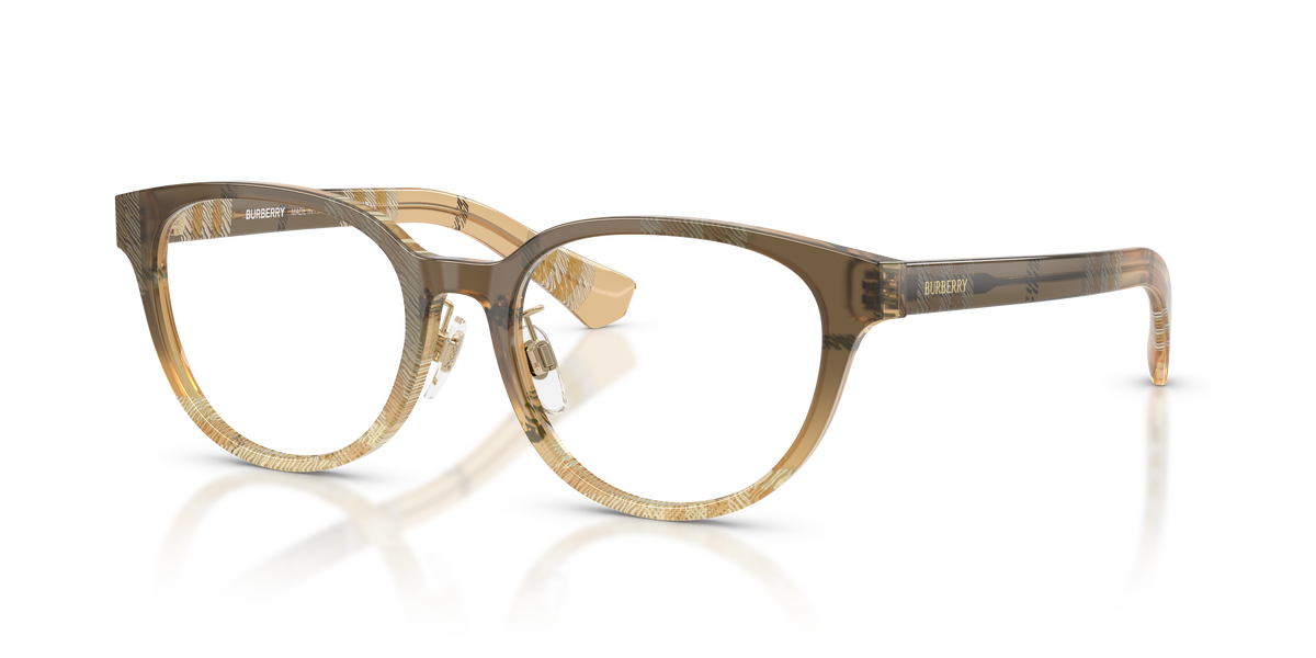 Burberry BE2448D Eyeglasses Frame in 4201 Check Beige