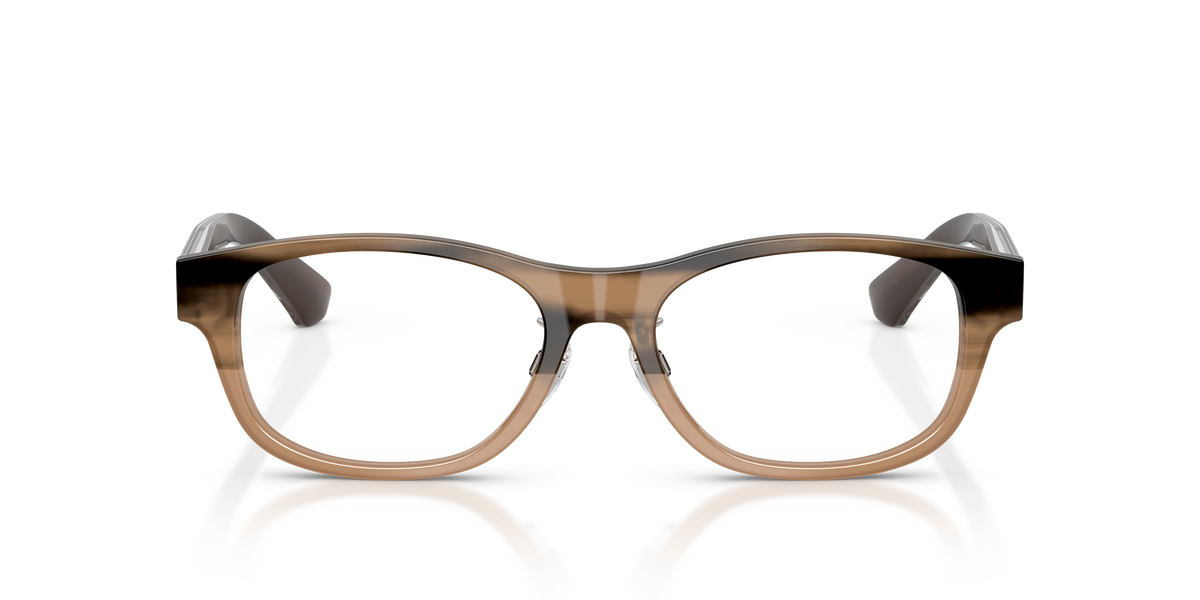 Burberry BE2449D Eyeglasses Frame in 4207 Striped Beige, front view