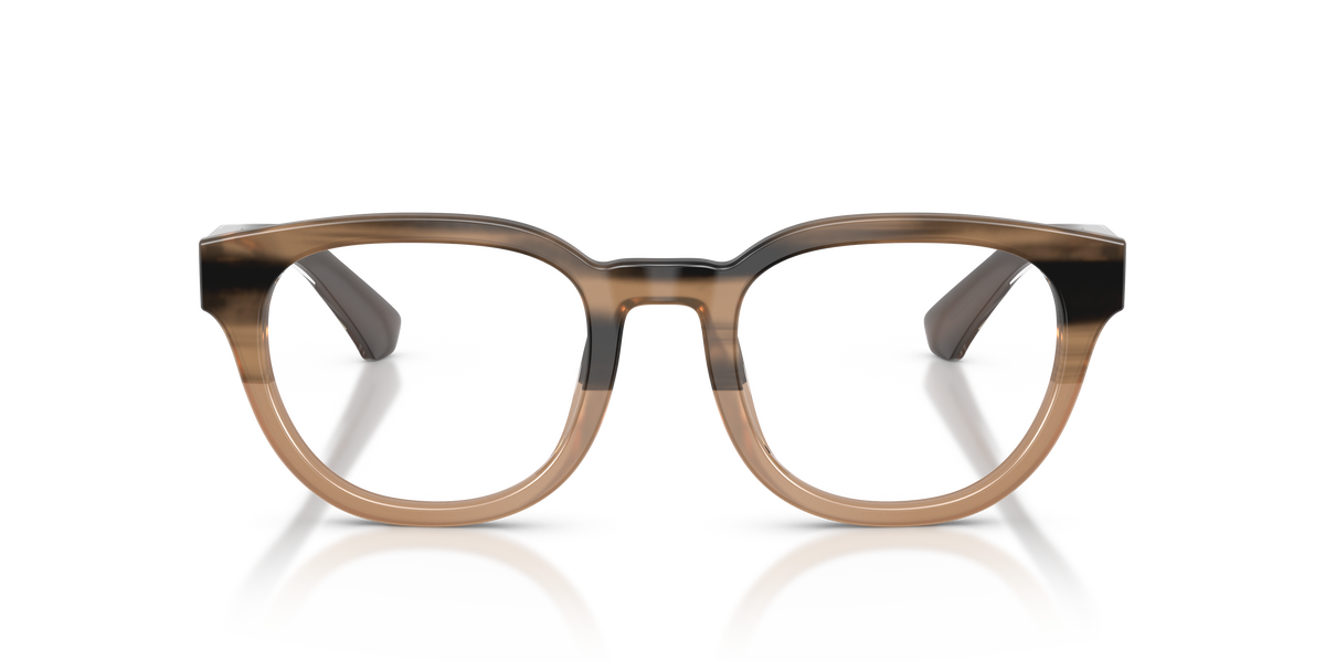 Burberry BE2454 Eyeglasses Frame in 4207 Striped Beige, front view