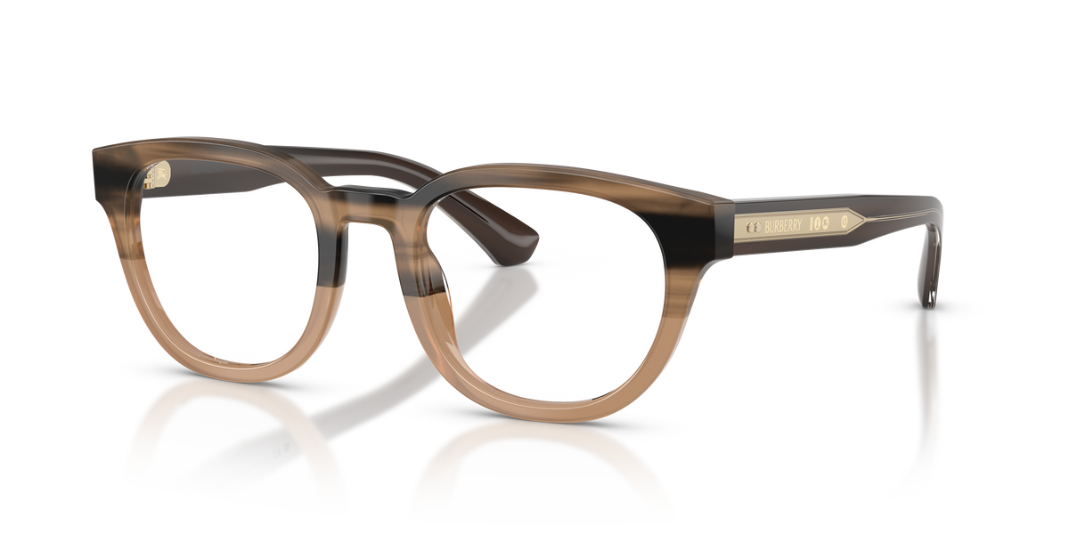 Burberry BE2454 Eyeglasses Frame in 4207 Striped Beige