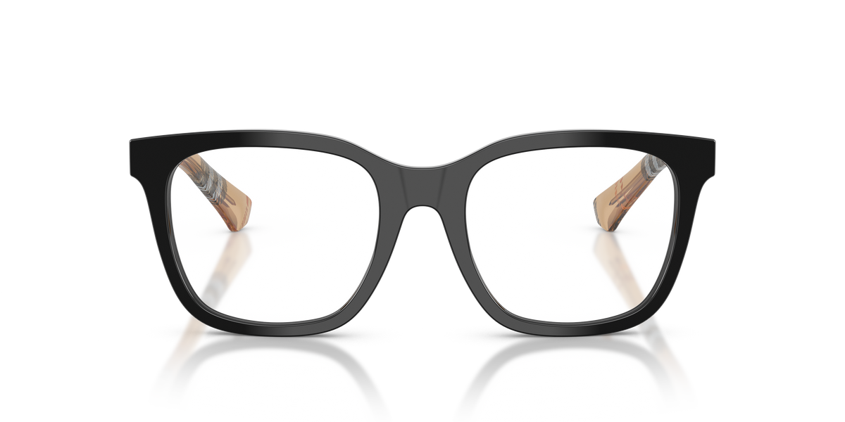 Burberry BE2455 Eyeglasses Frame in 4161 Black, front view