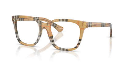 Burberry BE2455 Eyeglasses Frame in 4163 Check Sand