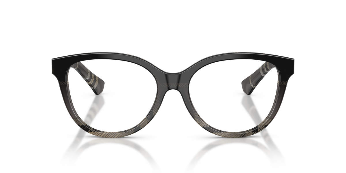 Burberry BE2456 Eyeglasses Frame in 4200 Check Gradient Grey, front view