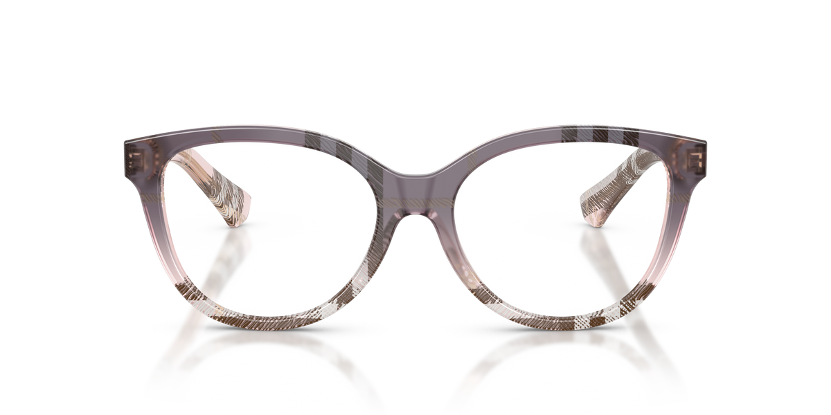 Burberry BE2456 Eyeglasses Frame in 4220 Check Gradient Bow, front view