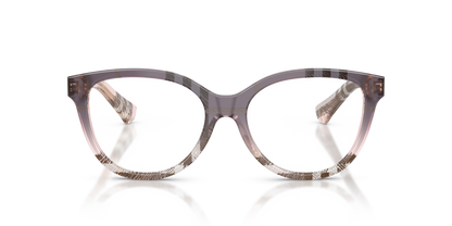 Burberry BE2456 Eyeglasses Frame in 4220 Check Gradient Bow, front view