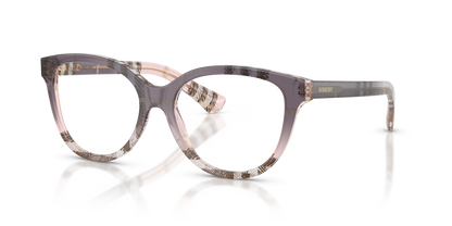 Burberry BE2456 Eyeglasses Frame in 4220 Check Gradient Bow
