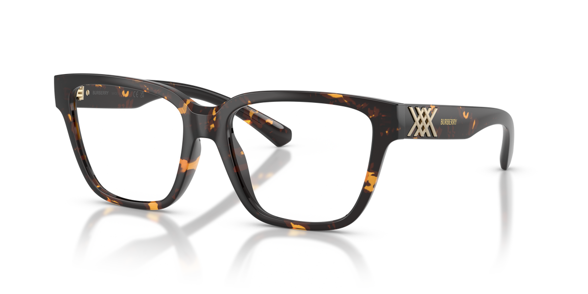 Burberry BE2457U Eyeglasses Frame in 4106 Yellow Havana
