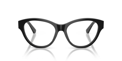 Burberry BE2458 Eyeglasses Frame in 3001 Black, front view