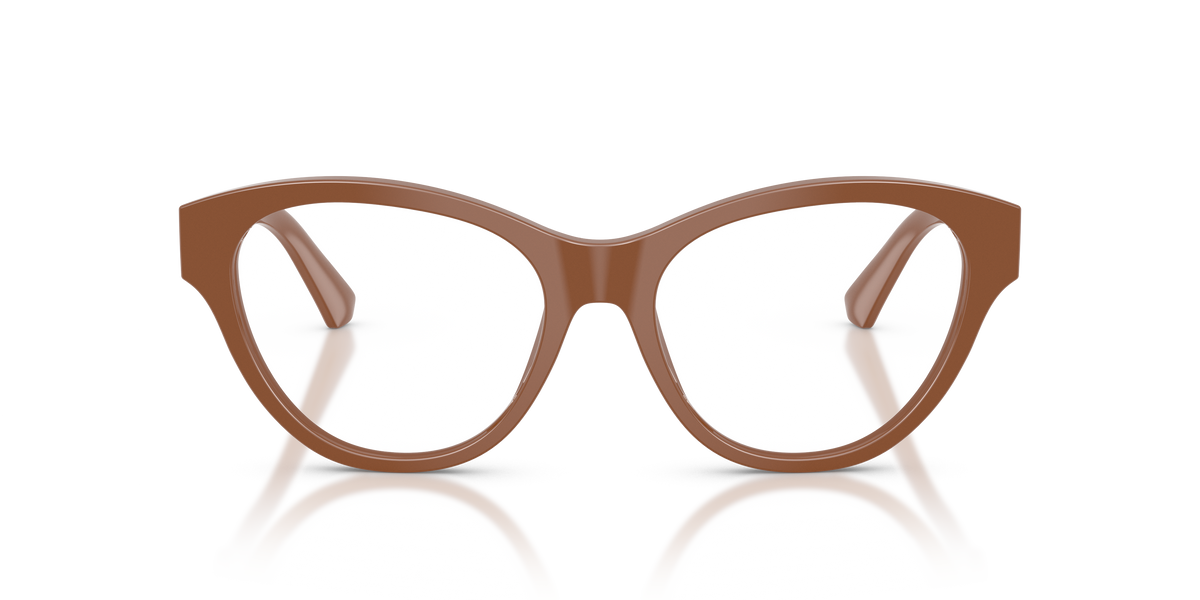 Burberry BE2458 Eyeglasses Frame in 4222 Brown, front view
