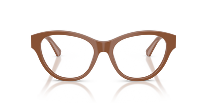 Burberry BE2458 Eyeglasses Frame in 4222 Brown, front view