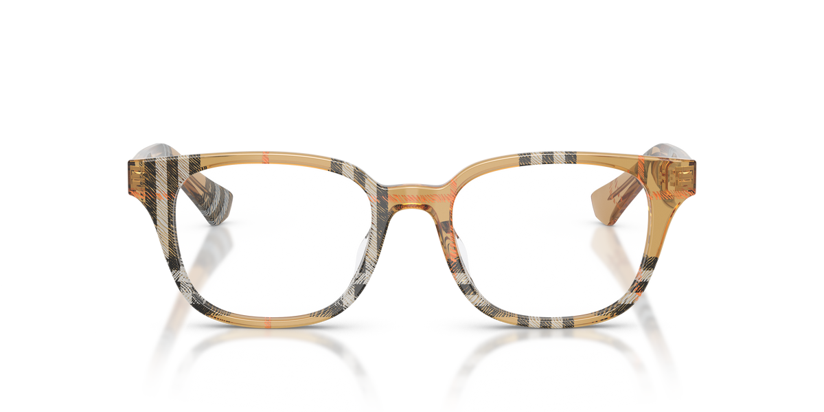 Burberry BE2462D Eyeglasses Frame in 4163 Check Sand, front view