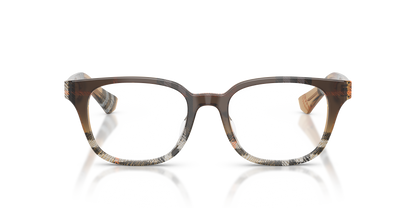 Burberry BE2462D Eyeglasses Frame in 4202 Check Gradient Sand, front view